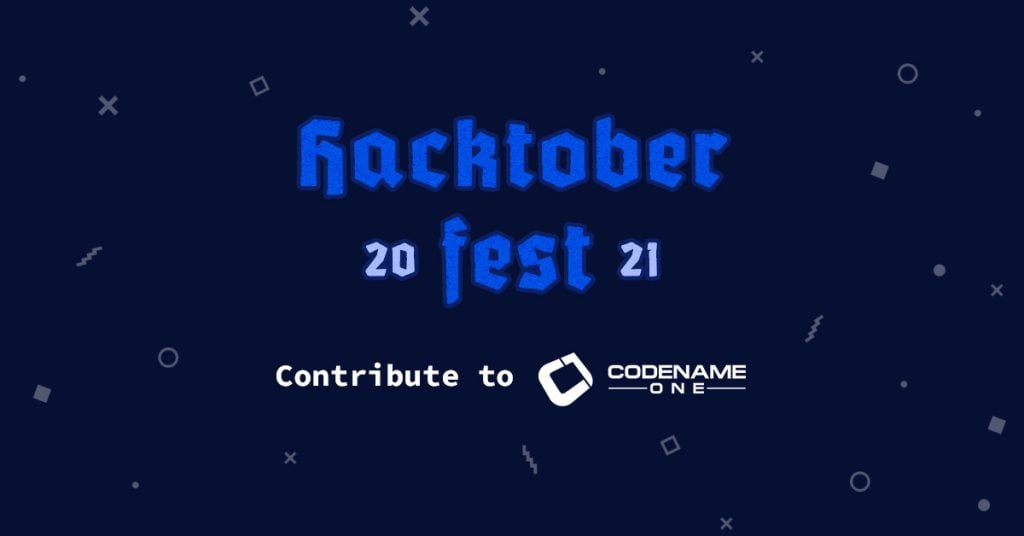 Contribute to Codename One during Hacktoberfest