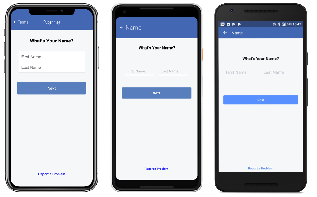 Back Command iOS/Android & Facebooks native on Android