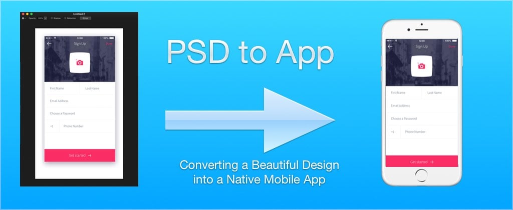 PSD to App: Converting a Beautiful Design into a Native Mobile App